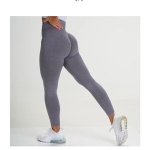 Gray Seamless NVGTN Leggings